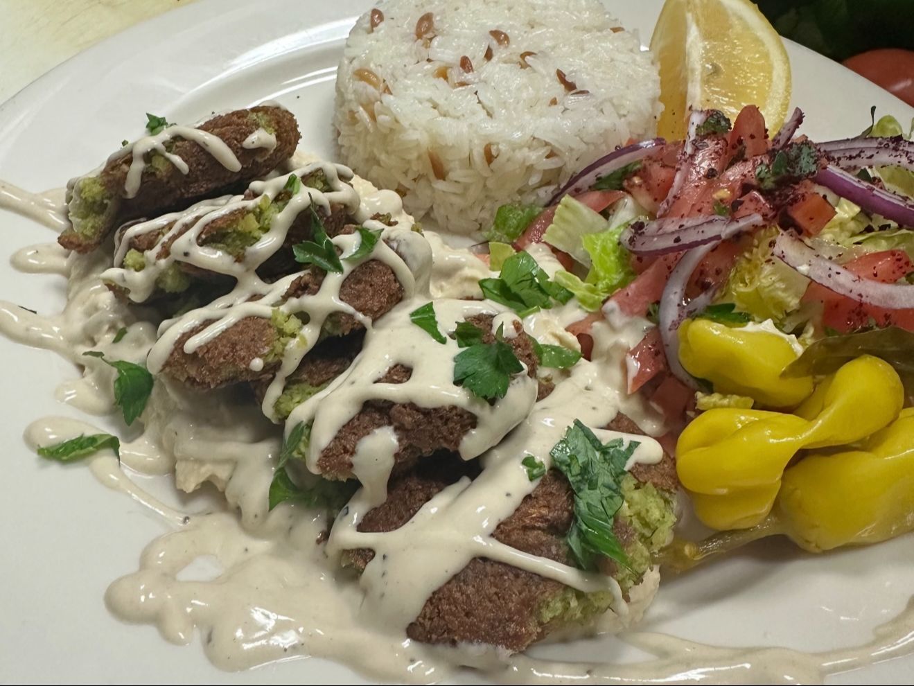 Falafel Catering.