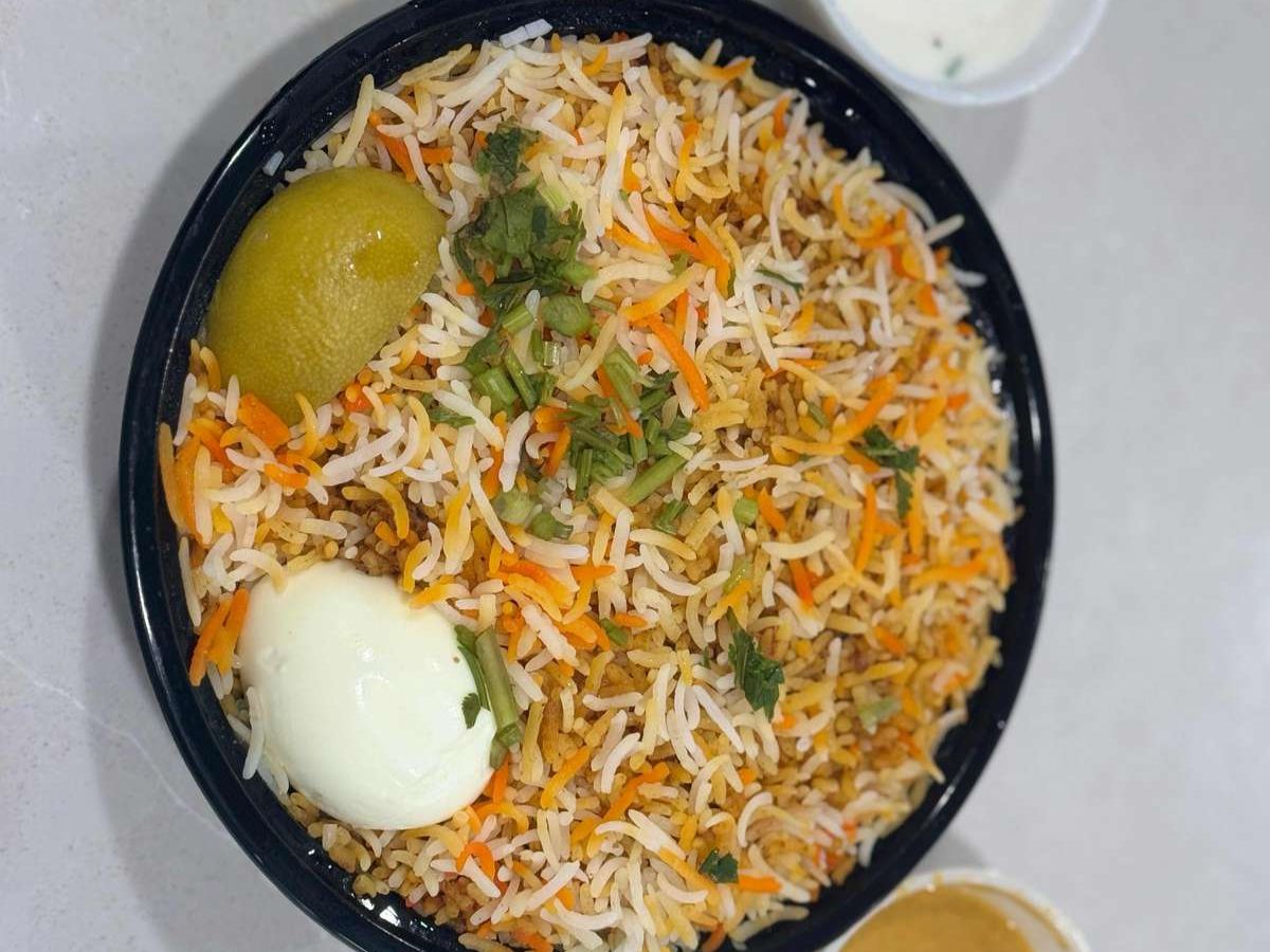 Hyderabadi Goat Dum Biryani.
