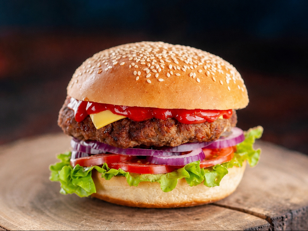 Classic Beef Burger.