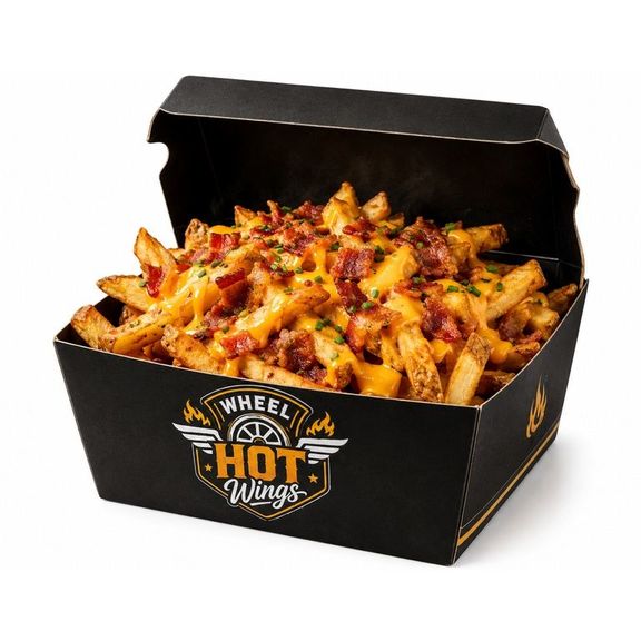 Bacon and cheddar cheese fries