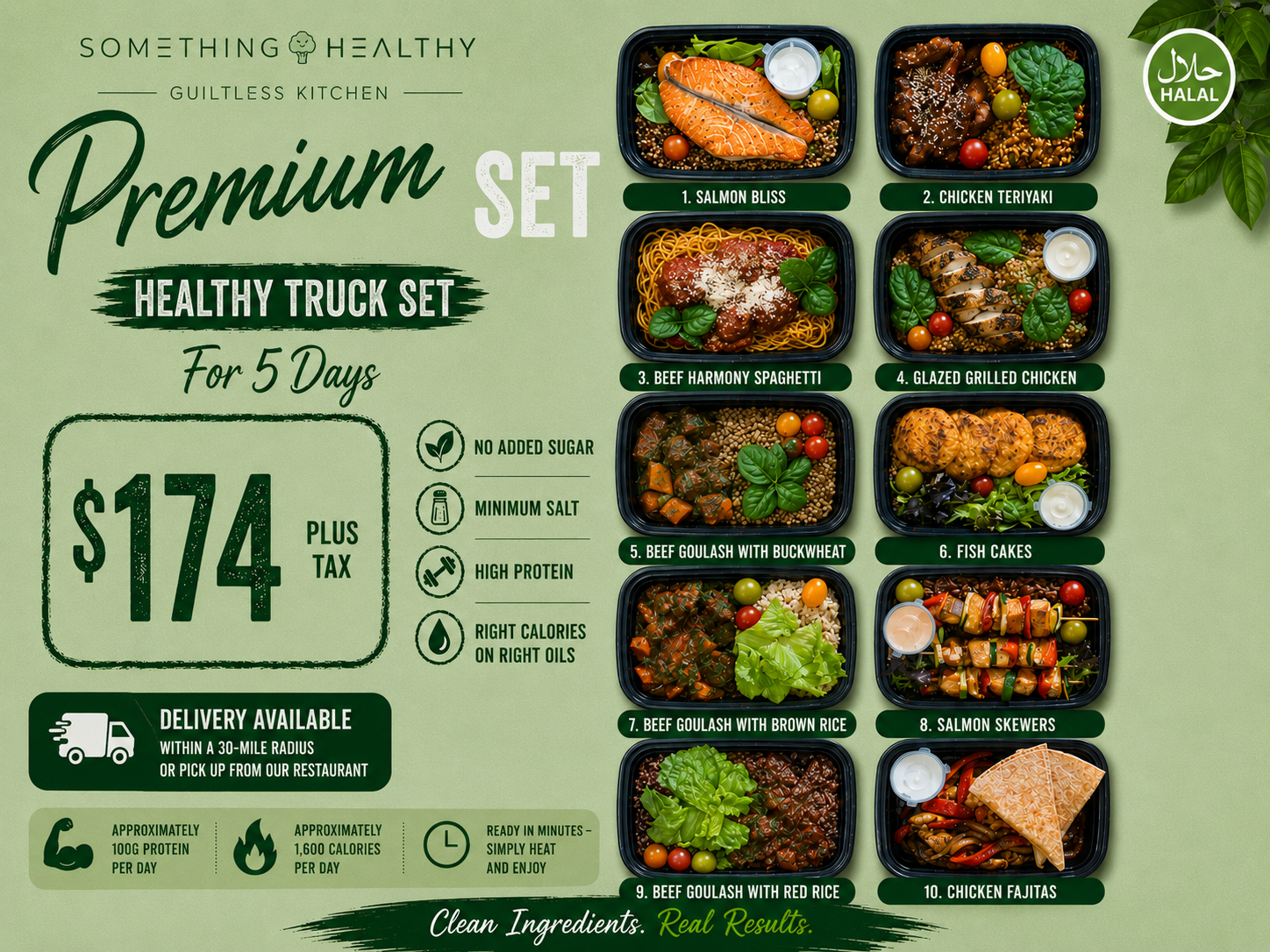 PREMIUM SET (5-DAY HEALTHY TRUCK SET).