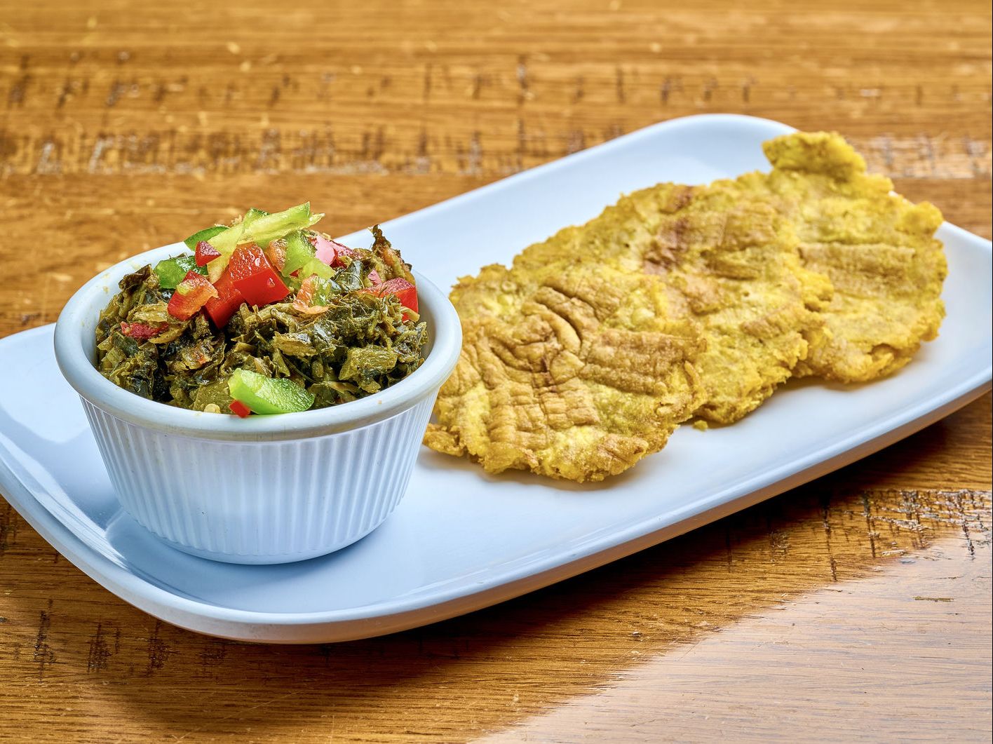 Callaloo & Saltfish (gf)