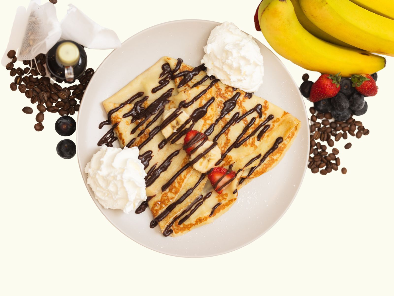 STRAWBERRY  BANANA CREPE 