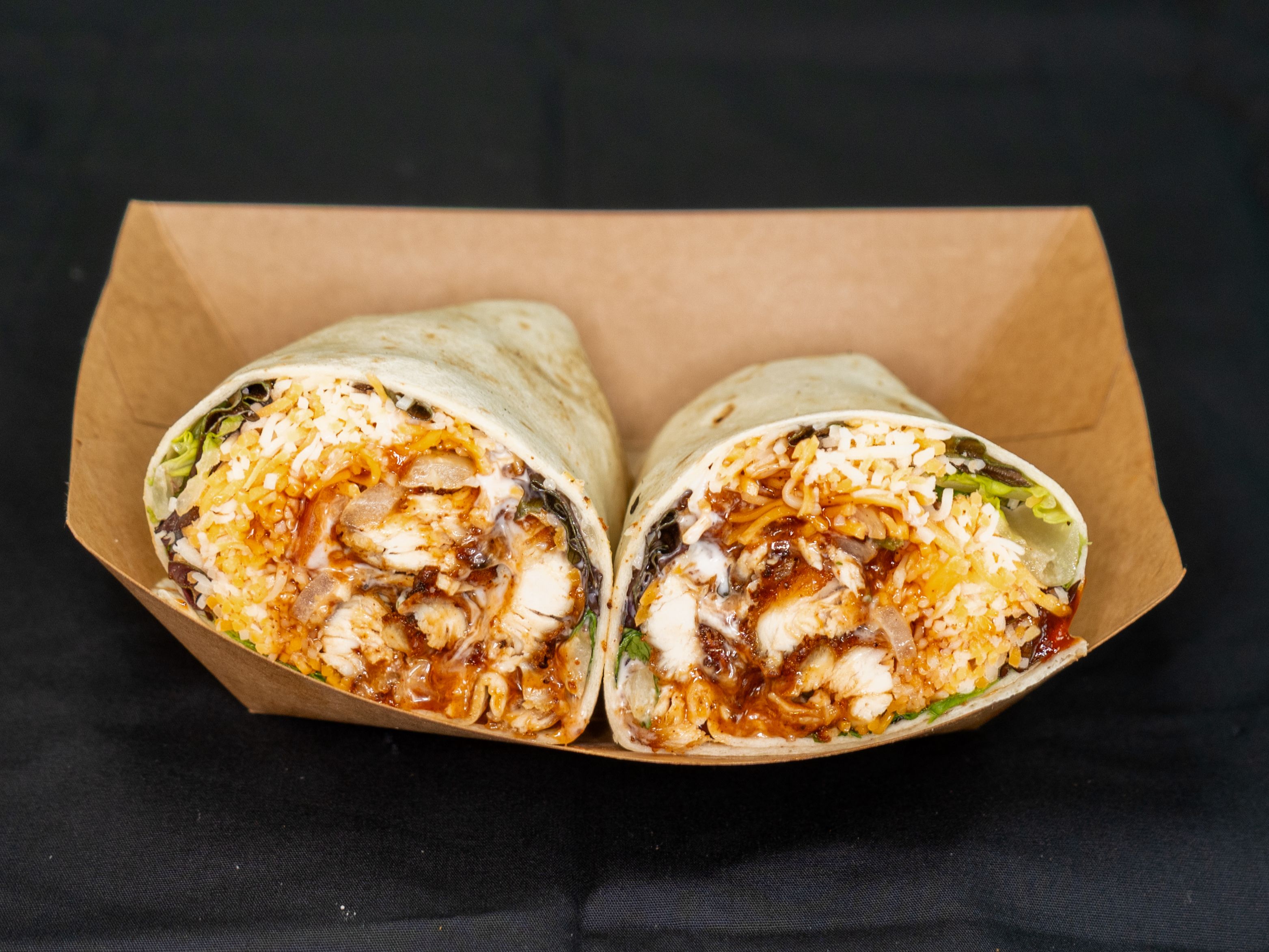Bbq bacon wrap