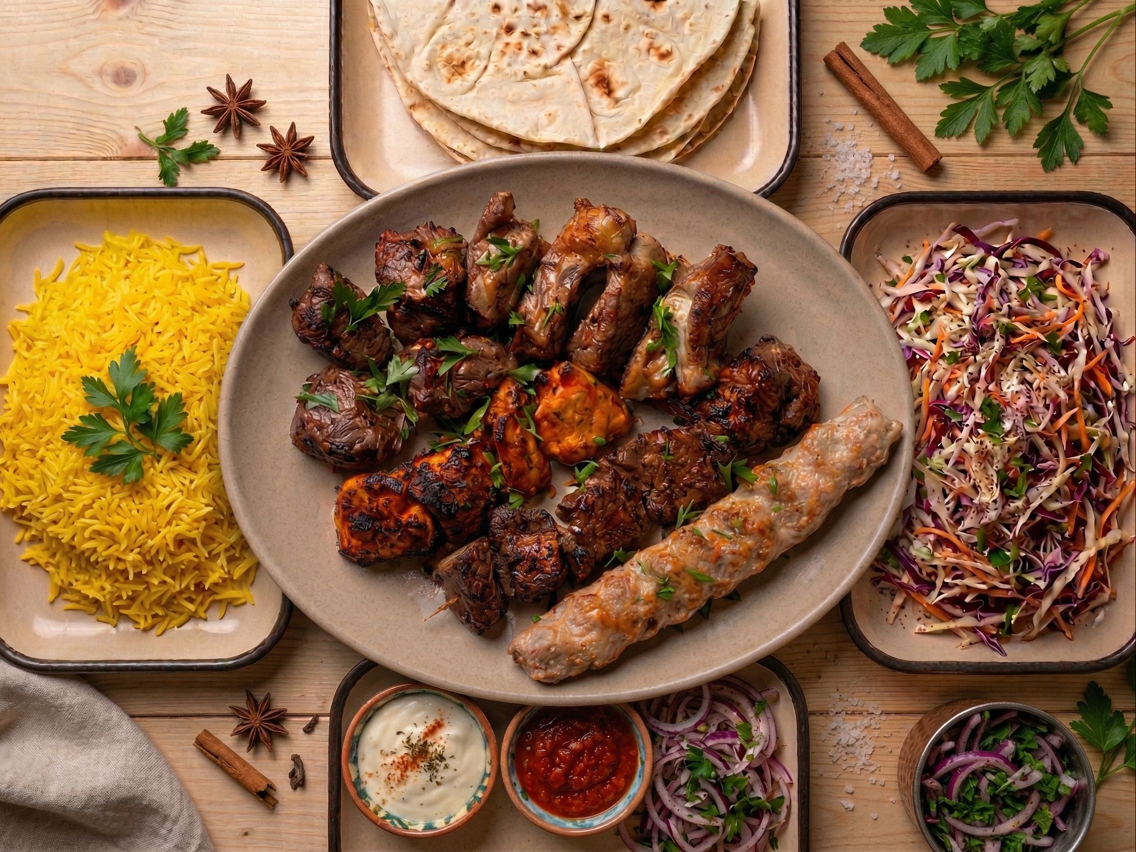 Family Plate for 3-4 people.