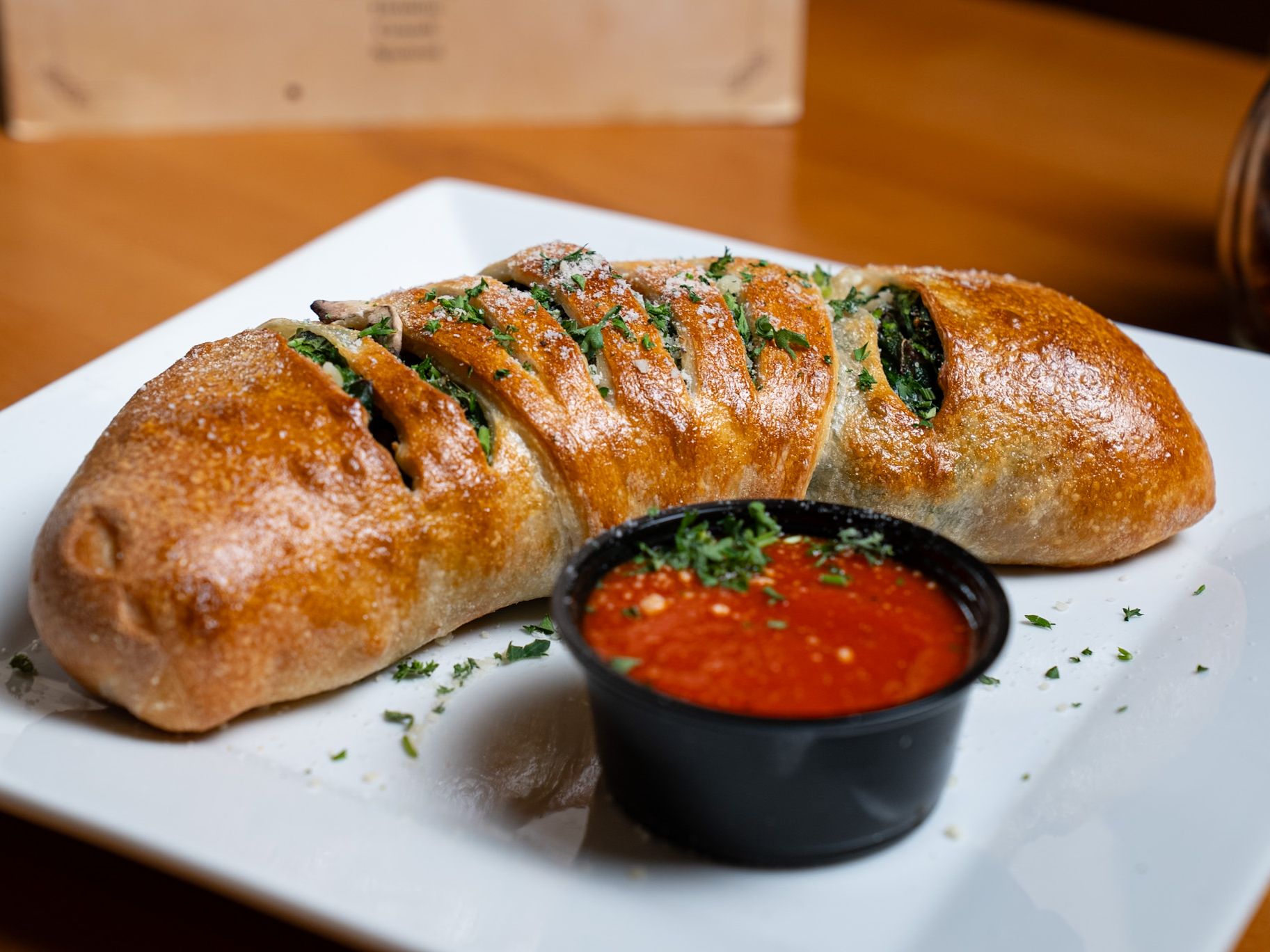 Vegetarian Calzone.