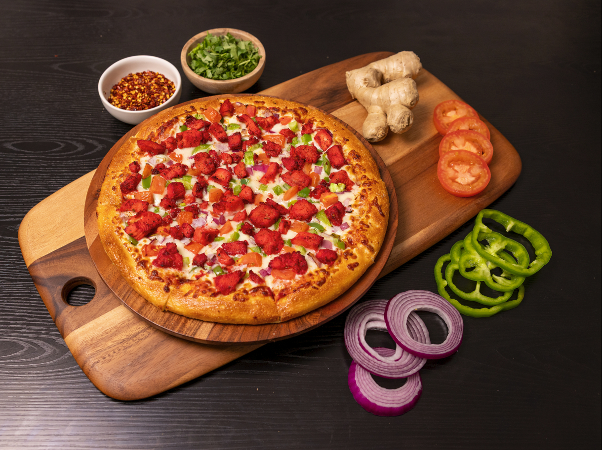 Halal Tandori Chicken Pizza