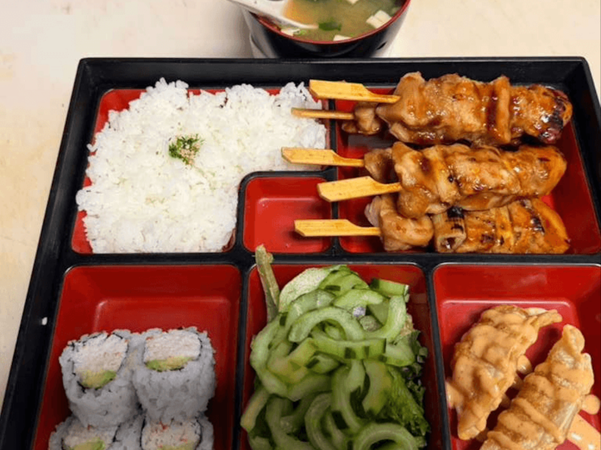 Chicken Yakidori Bento.