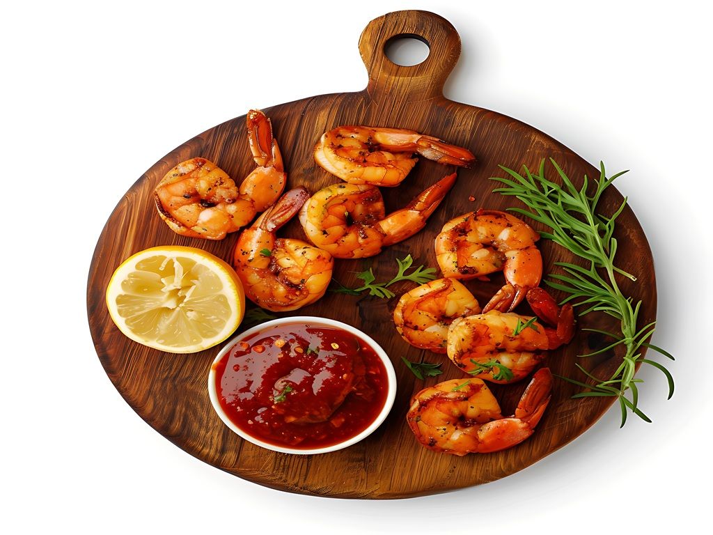 TANDOORI SHRIMP.