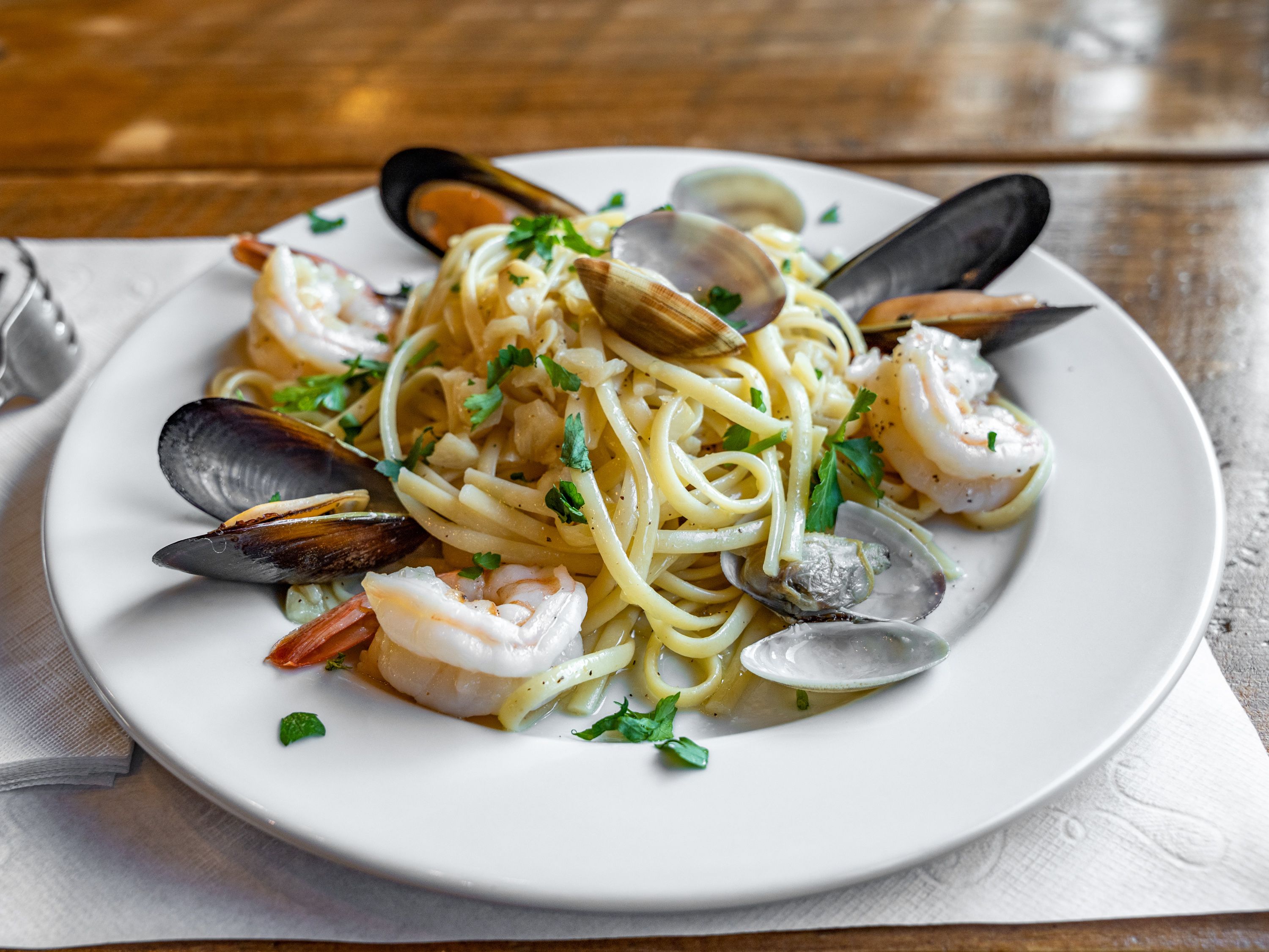 Linguine Seafood.