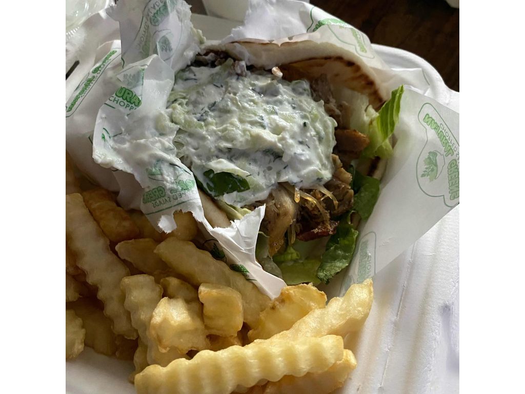 Gyro Meal w/Fries & Drink.