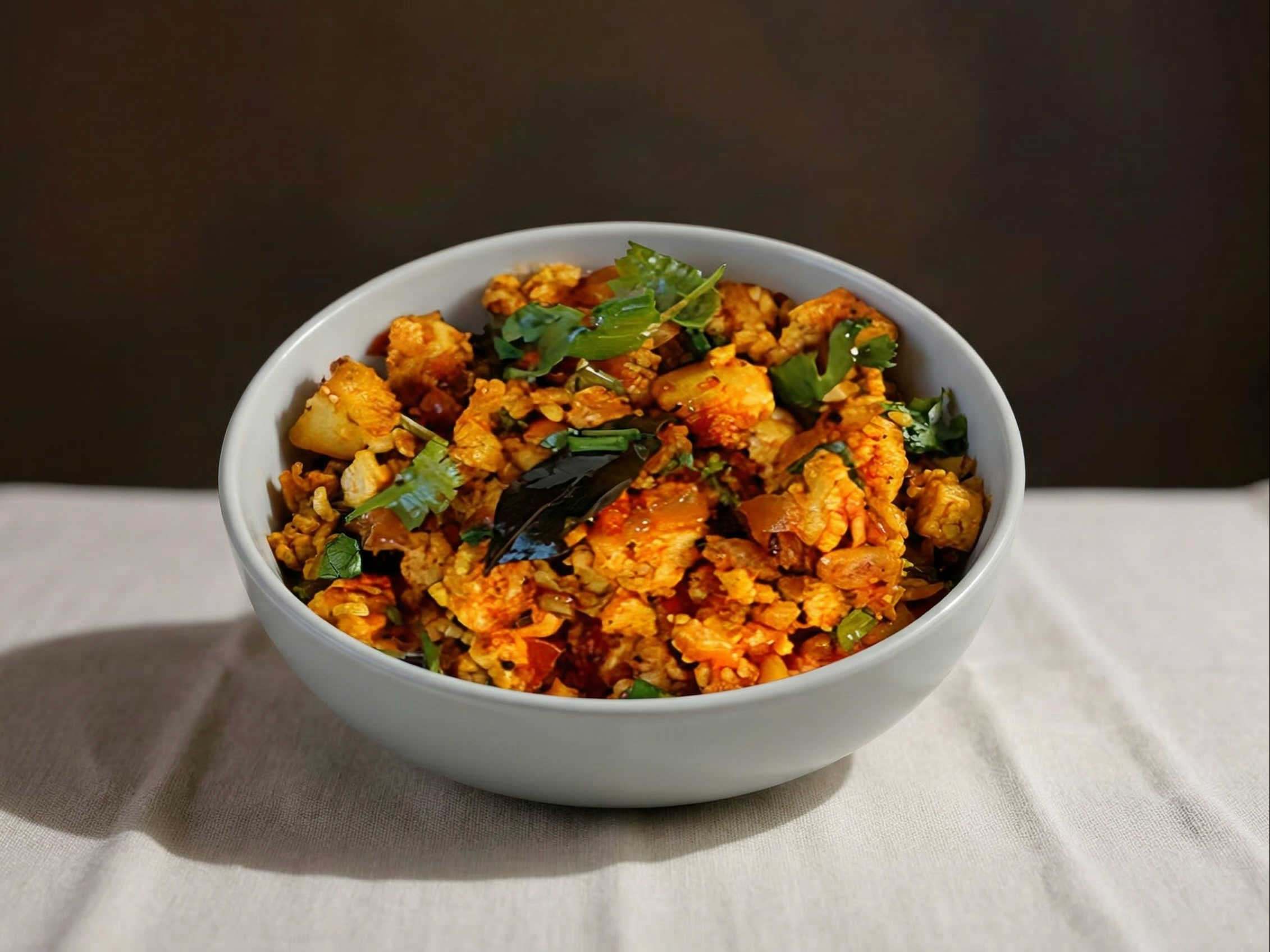 Paneer Burji.