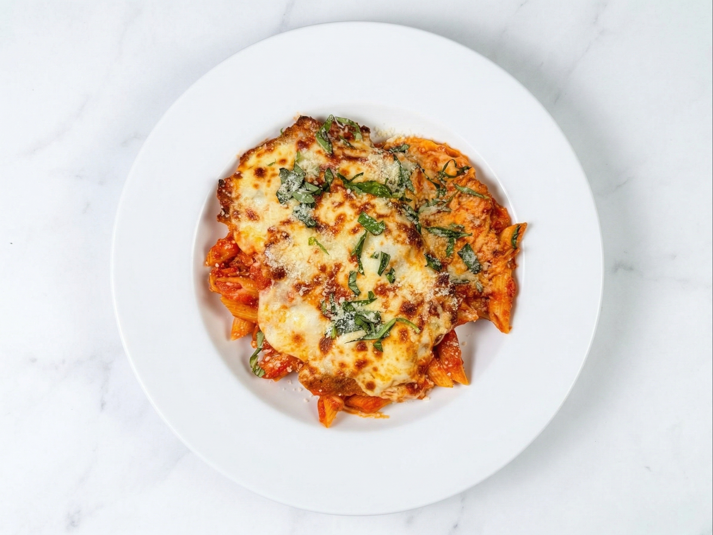 Chicken Parm Pasta.