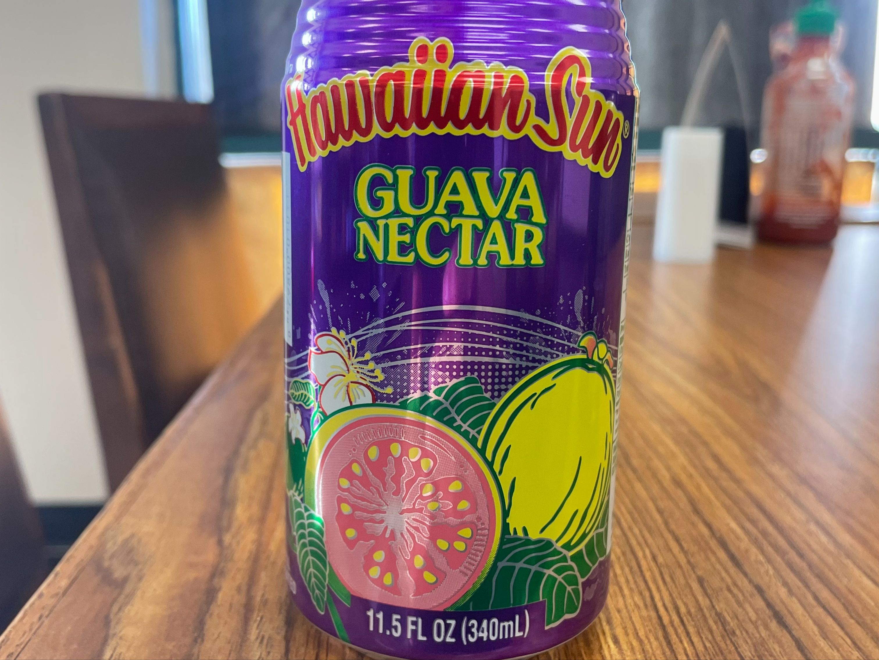 Hawaiian Sun Guava Nectar.
