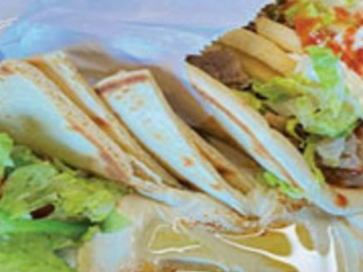 Gyro Supreme Pita Plate.