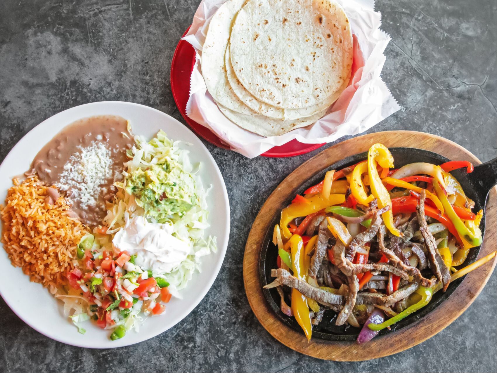 Flank Steak Fajita.