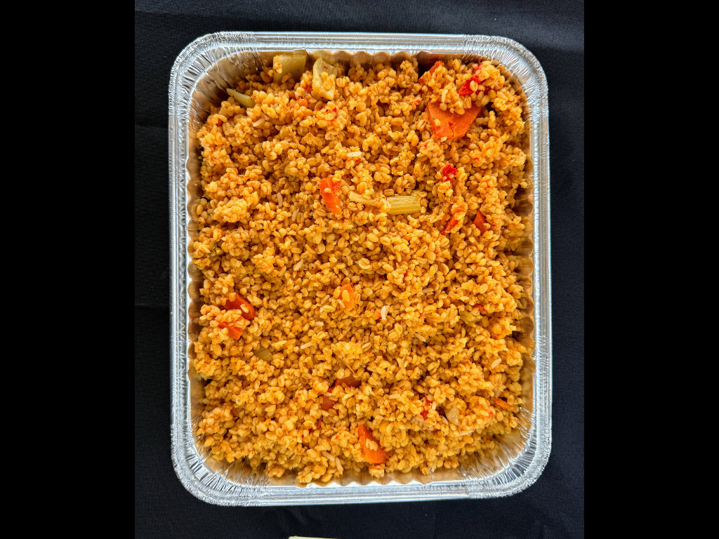 BULGUR RICE PLATTER.
