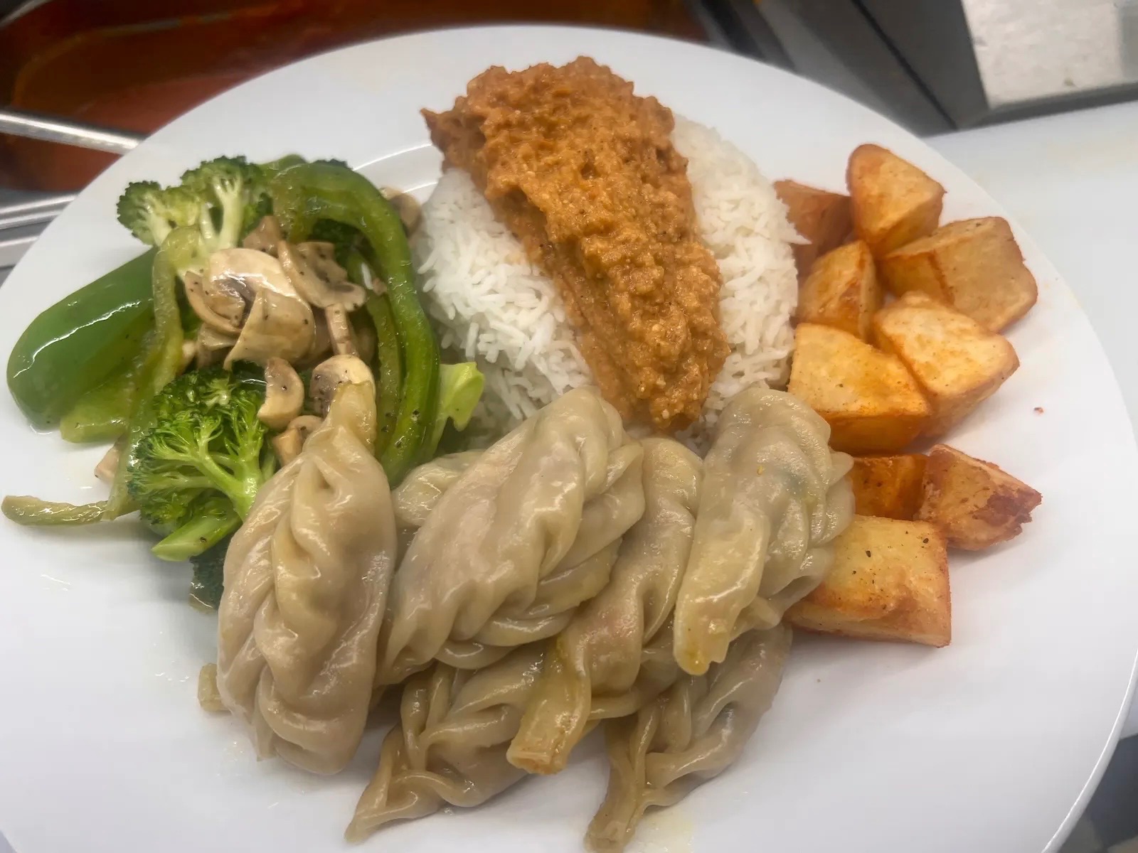 Vegetable Momo Bowls (NF).