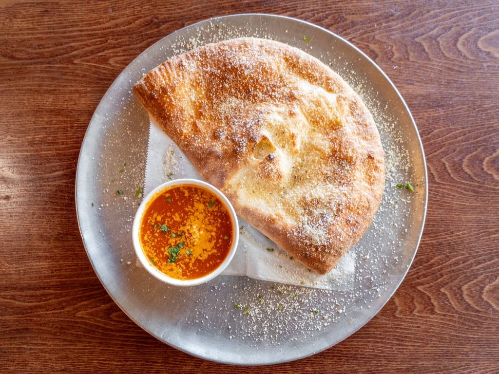 Traditional Ham Calzone.