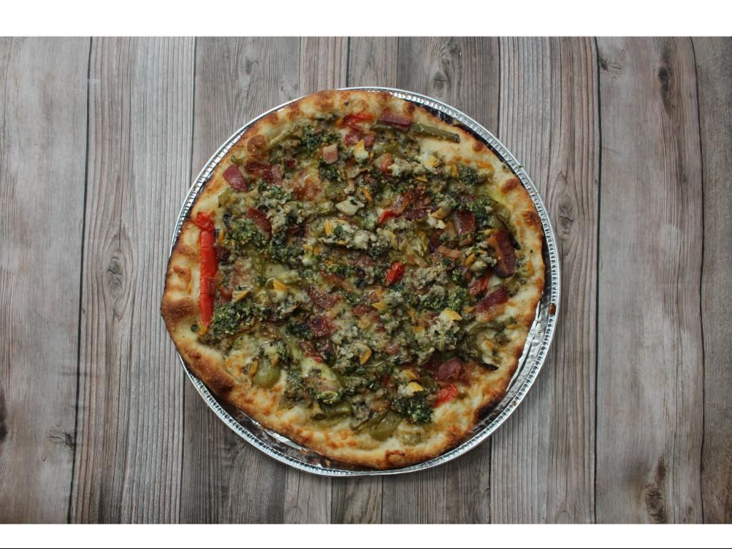 Clams Casino Pizza Large.