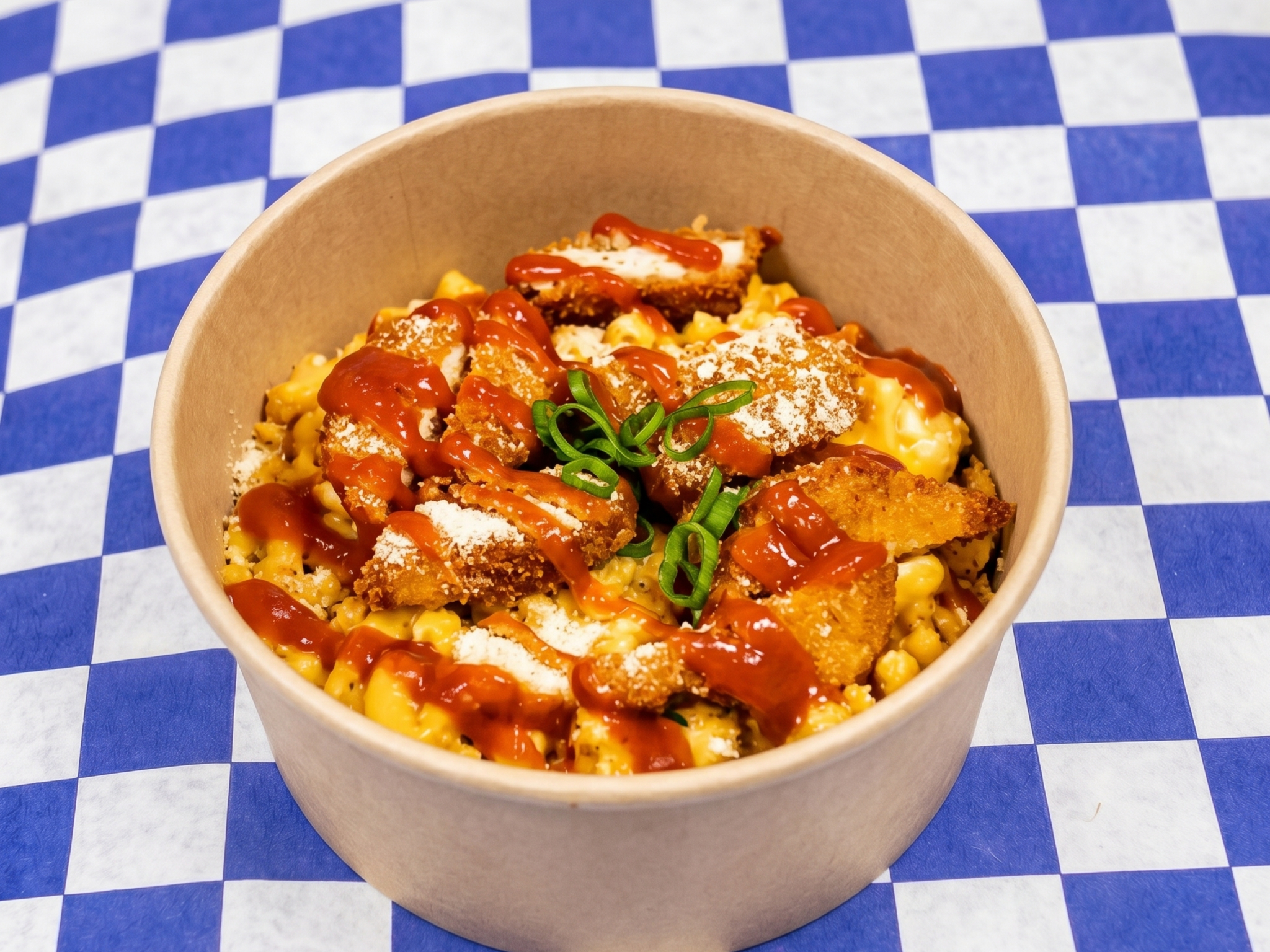 12. Chick'n Parm Mac & Cheese.