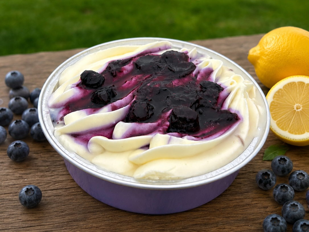Lemon Blueberry Tres Leches.