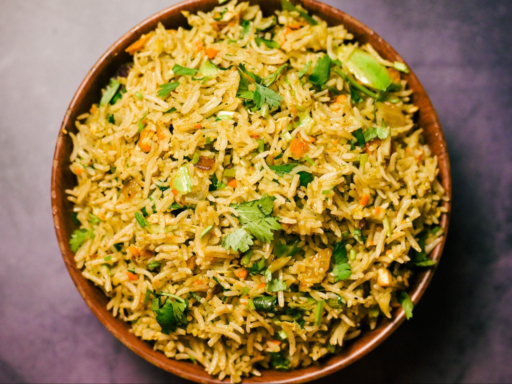 Green Chilli Fried Rice.