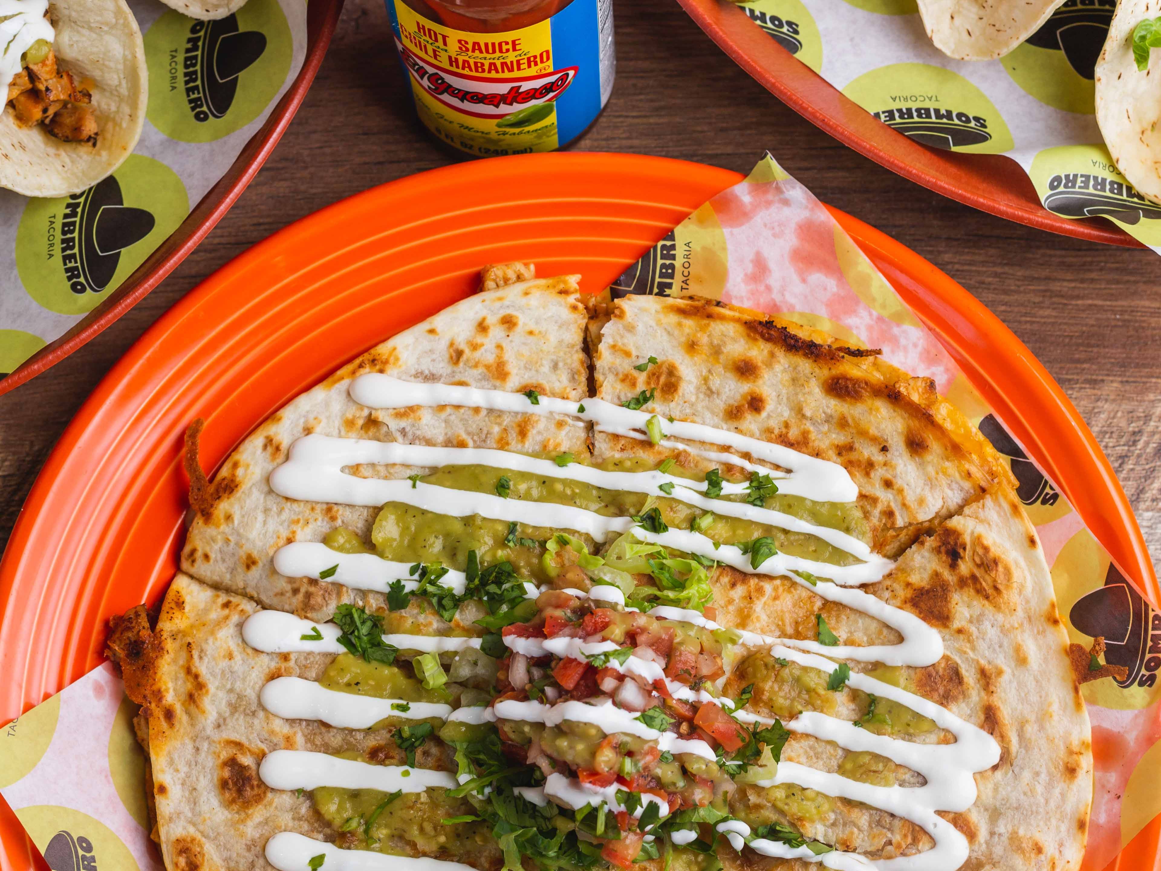 Chorizo Quesadilla.