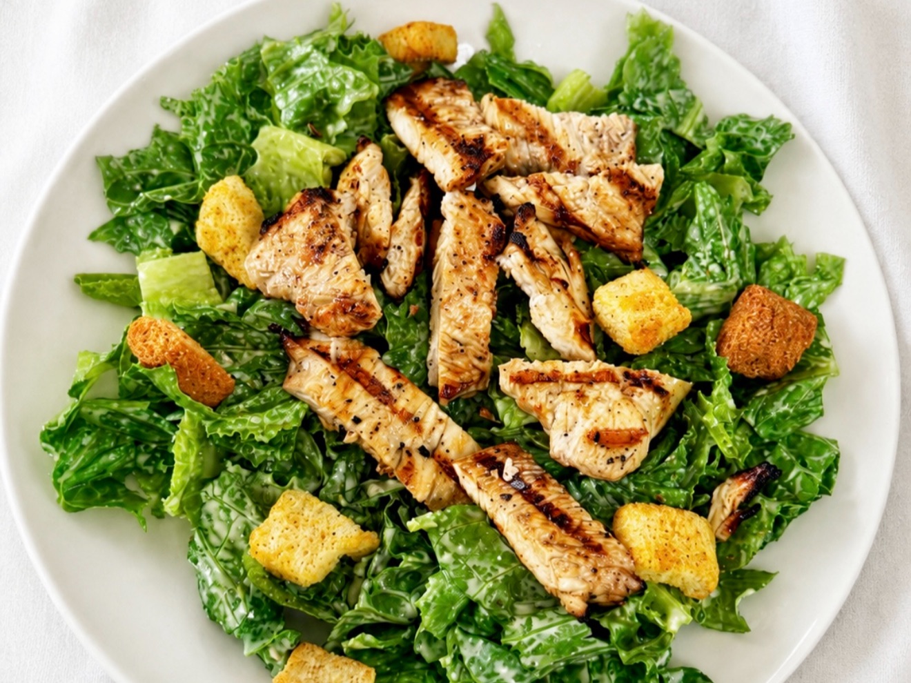 Caesar Salad w/ Grilled Chicken.