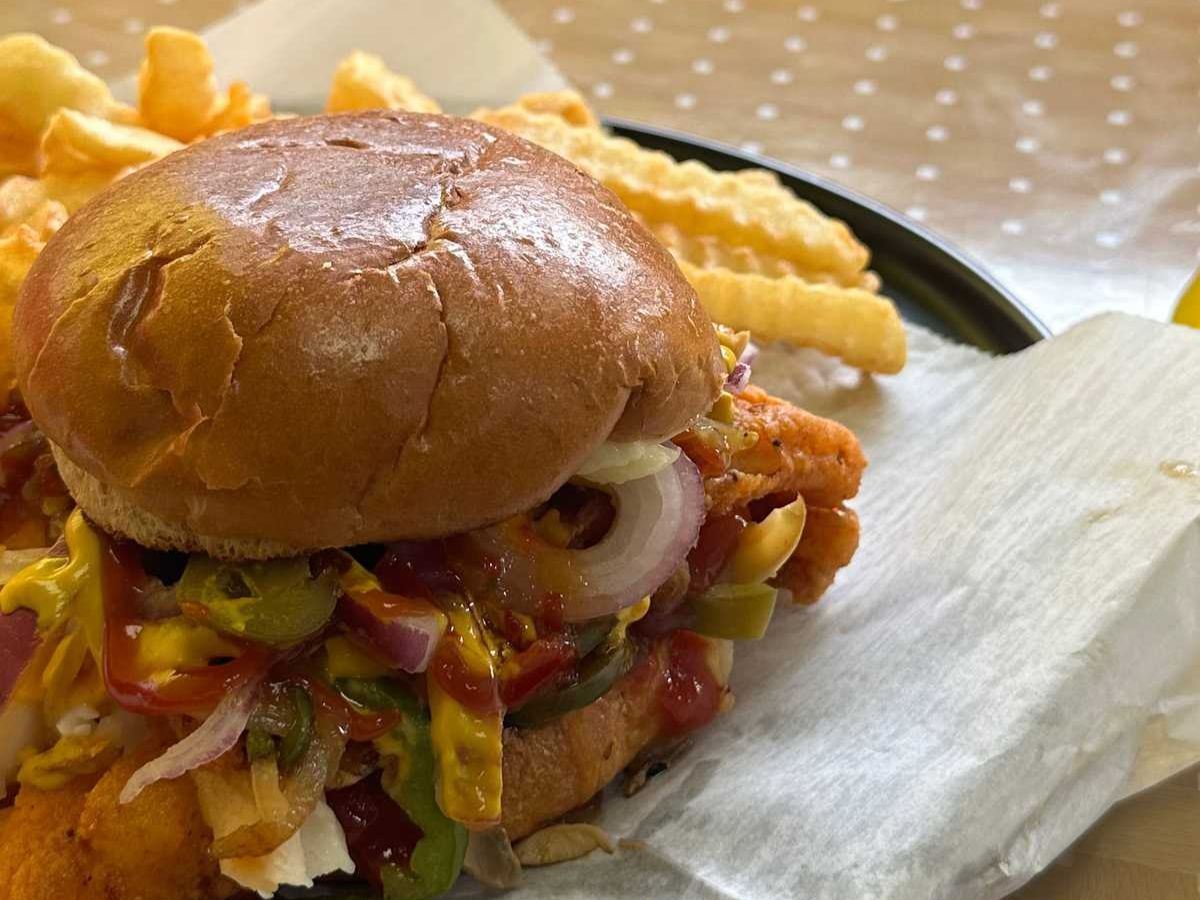 Catfish Grilled burger