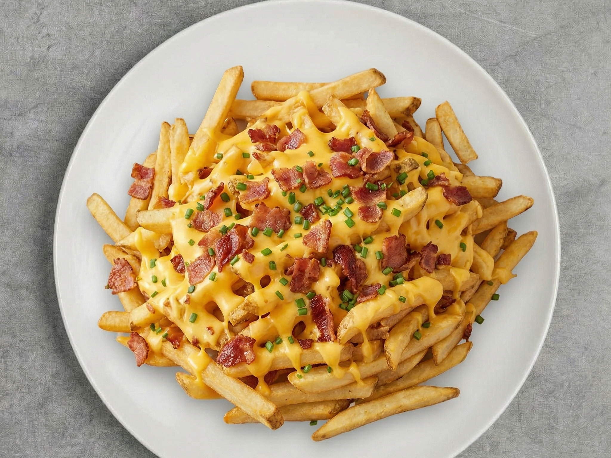 Bacon Cheese Fries.