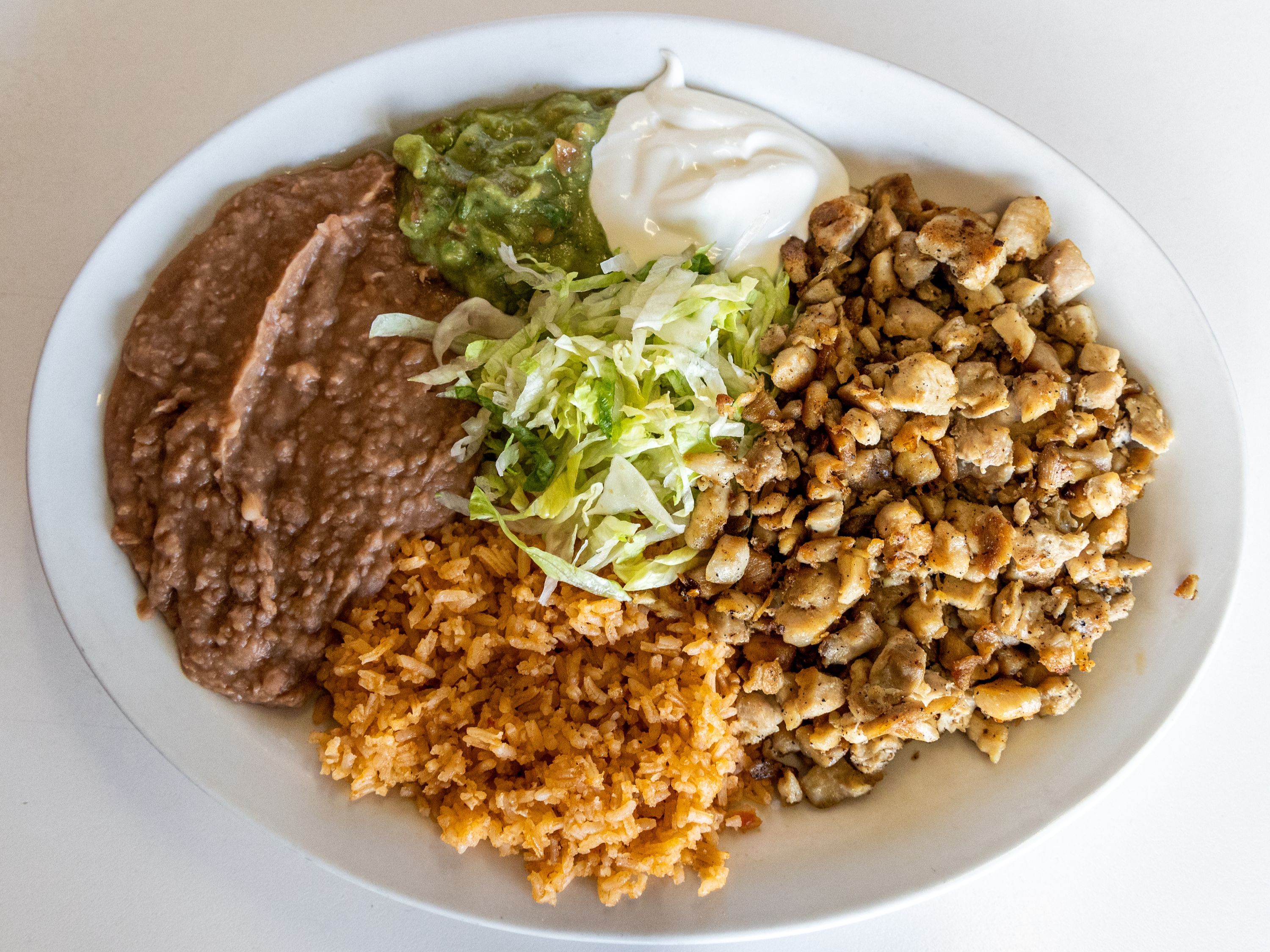 Pollo Asado Mexi-Plate.