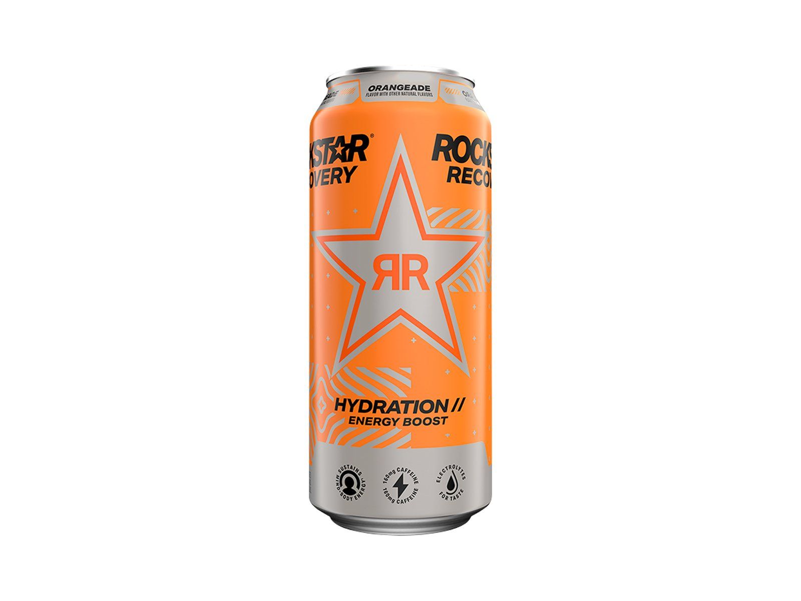 Rockstar Recovery Orangeade - 16oz Can.