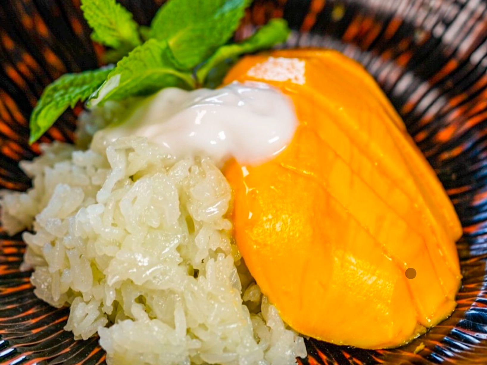 Mango with Sweet Sticky Rice.