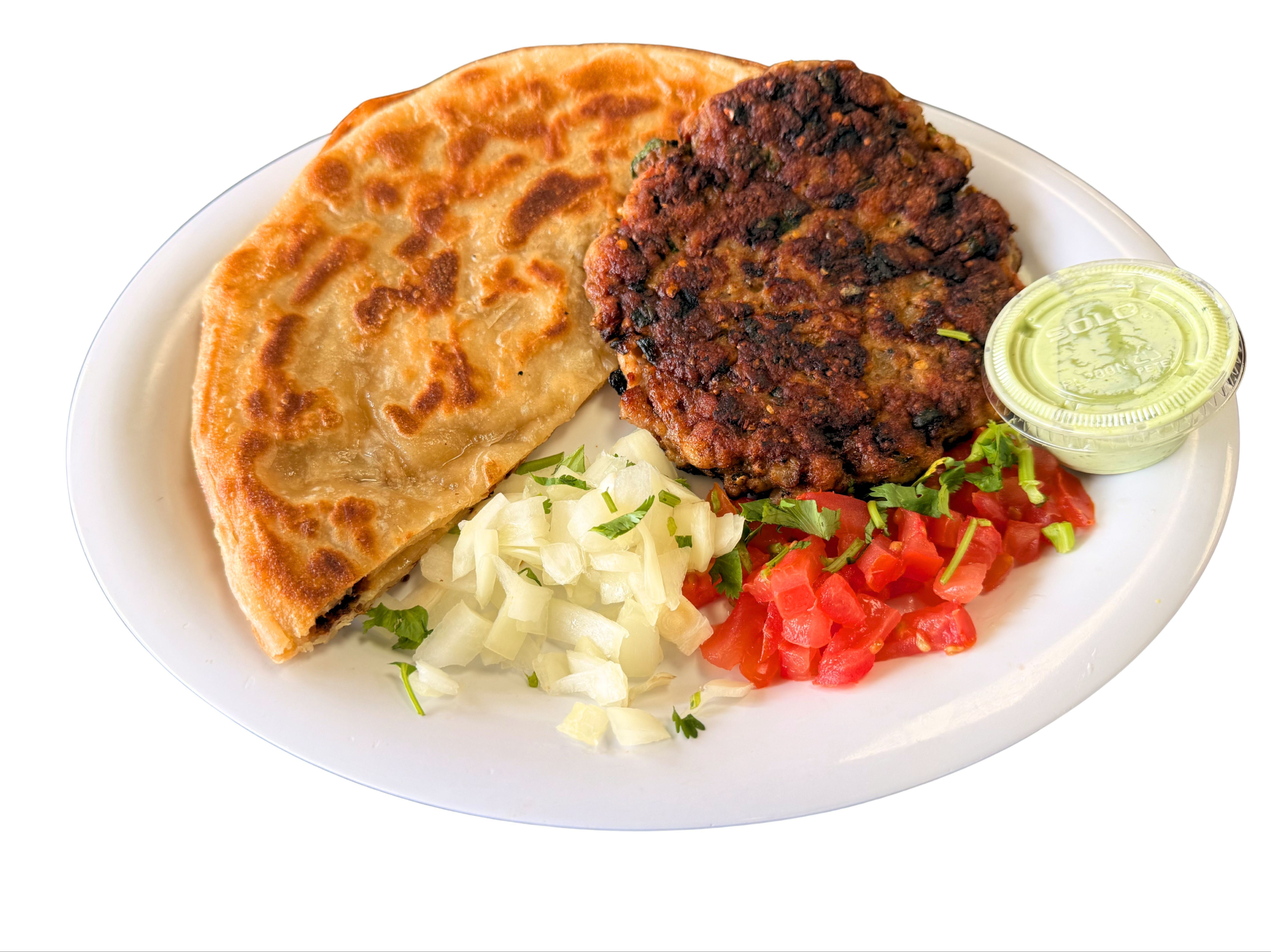 Chapli Paratha Platter.