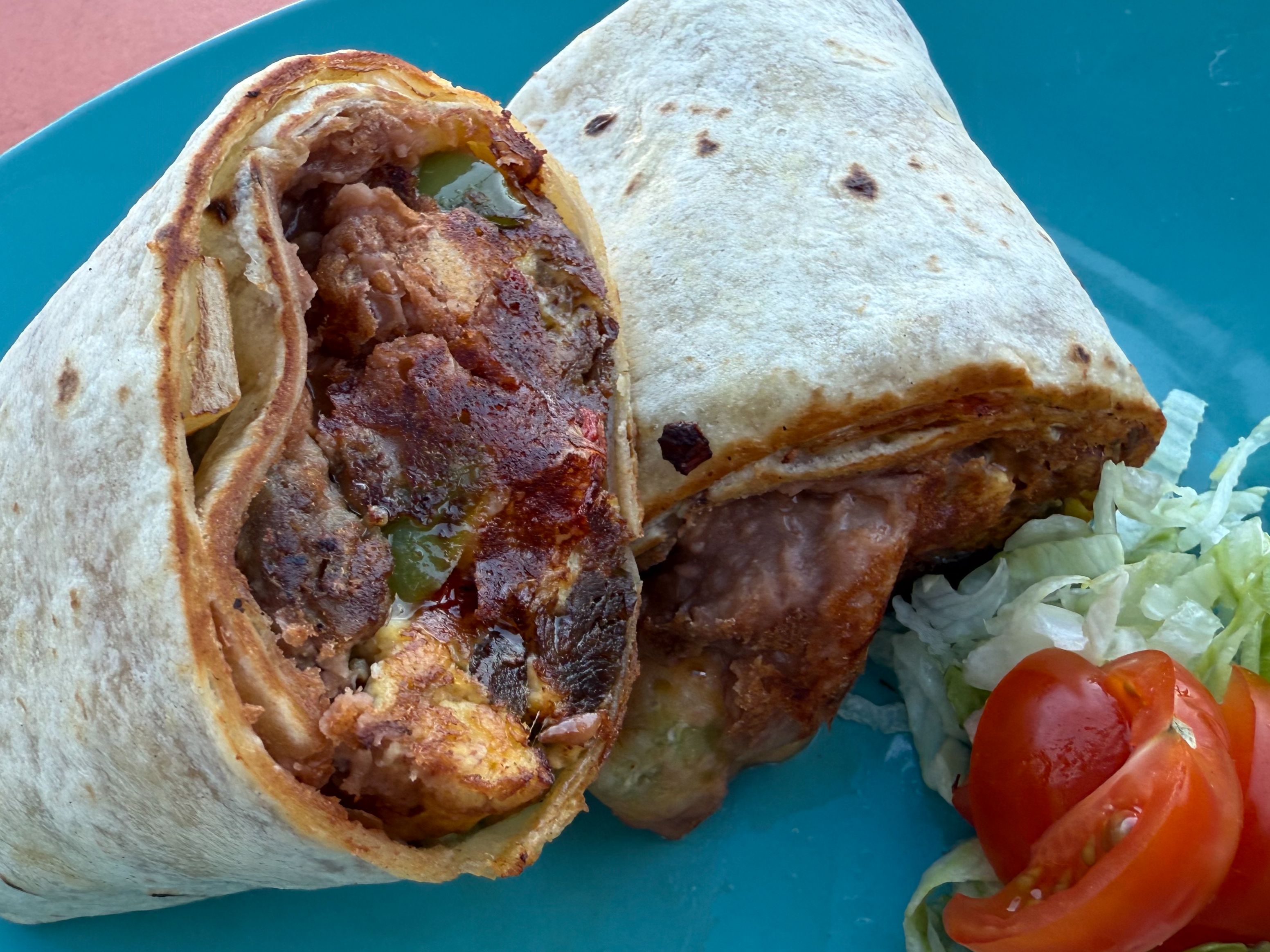 Machaca Burrito.