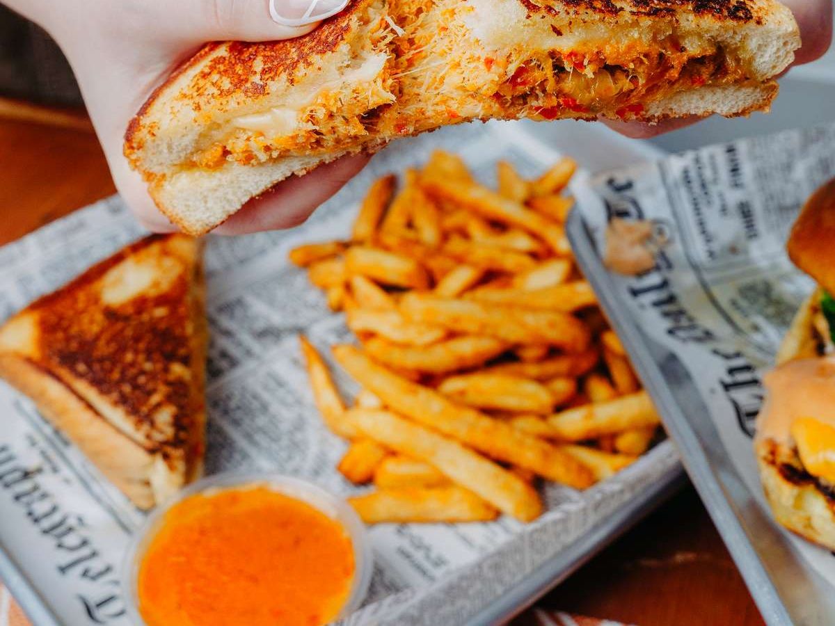 Crab & Gruyere Grilled Cheese O.