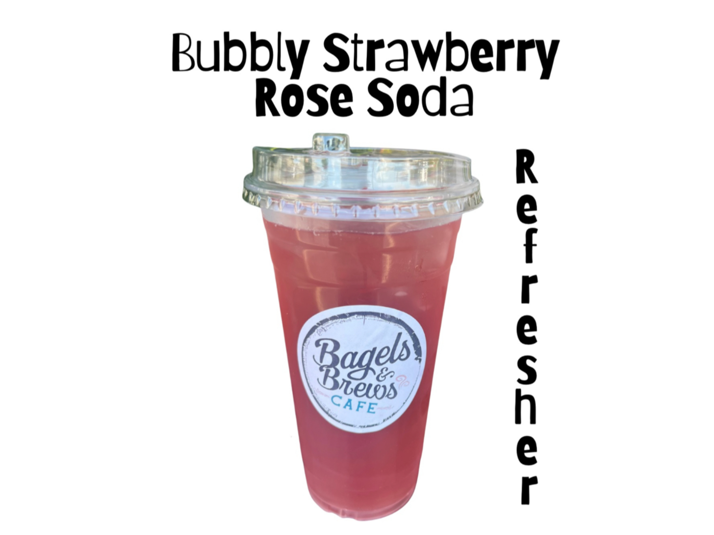 Bubbly Strawberry Rosa Soda.