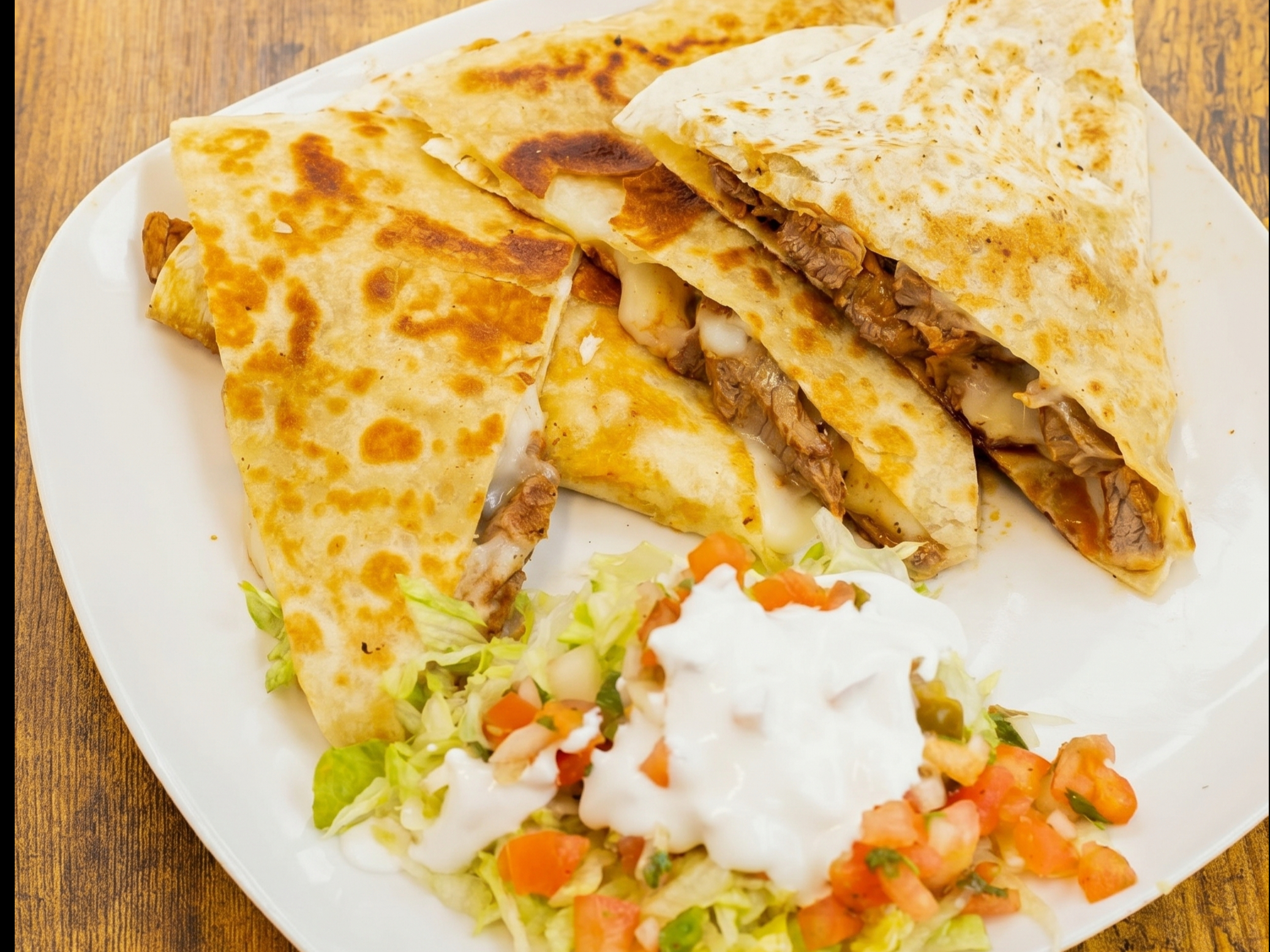 Chicken Quesadilla.