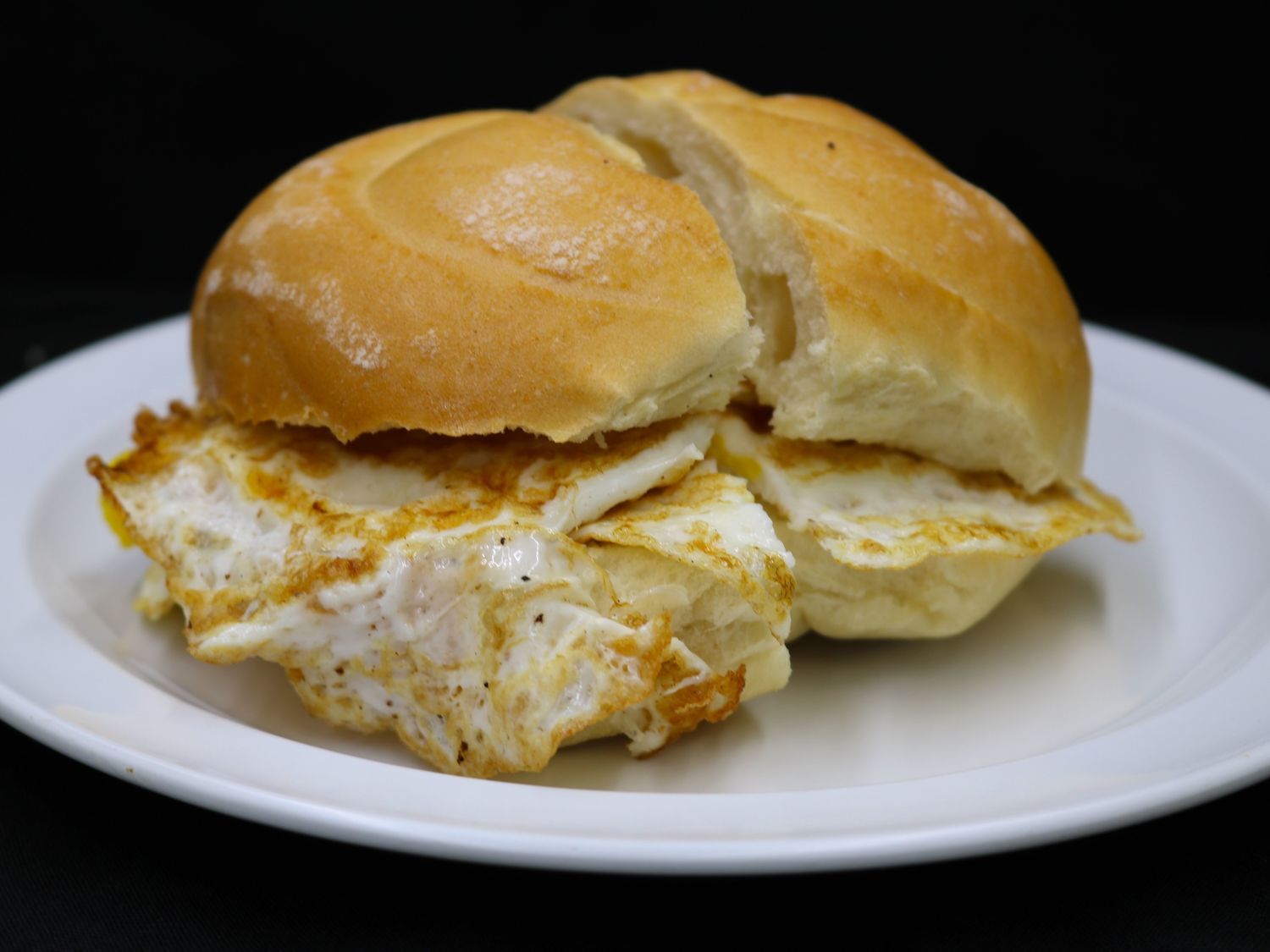 Two Egg & Cheese Sandwich.