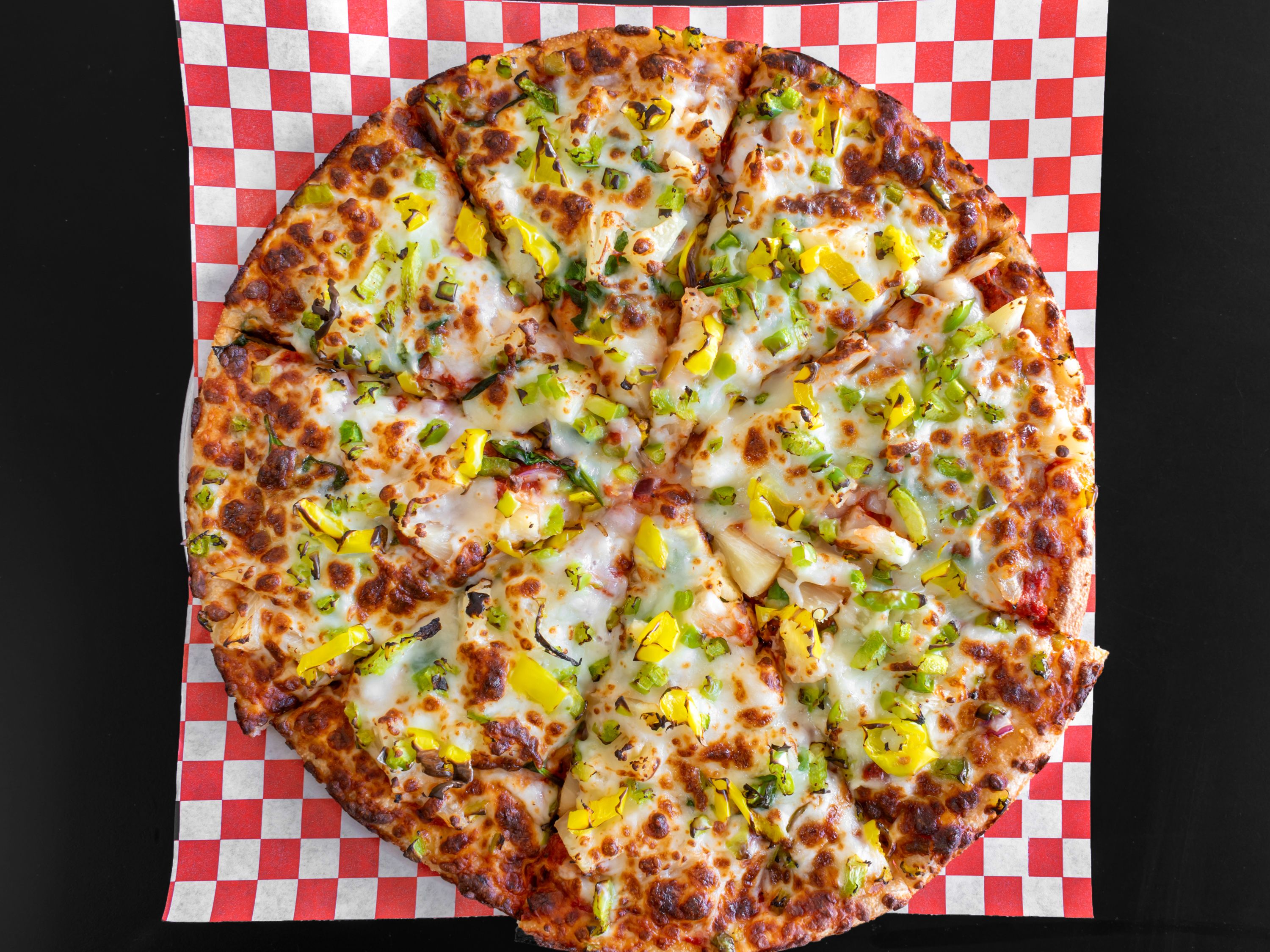 Super Veggie Pizza.