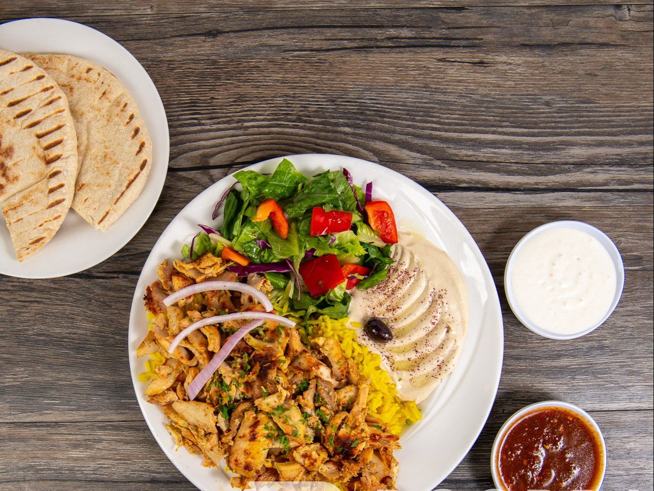 Chicken Shawarma Plate.
