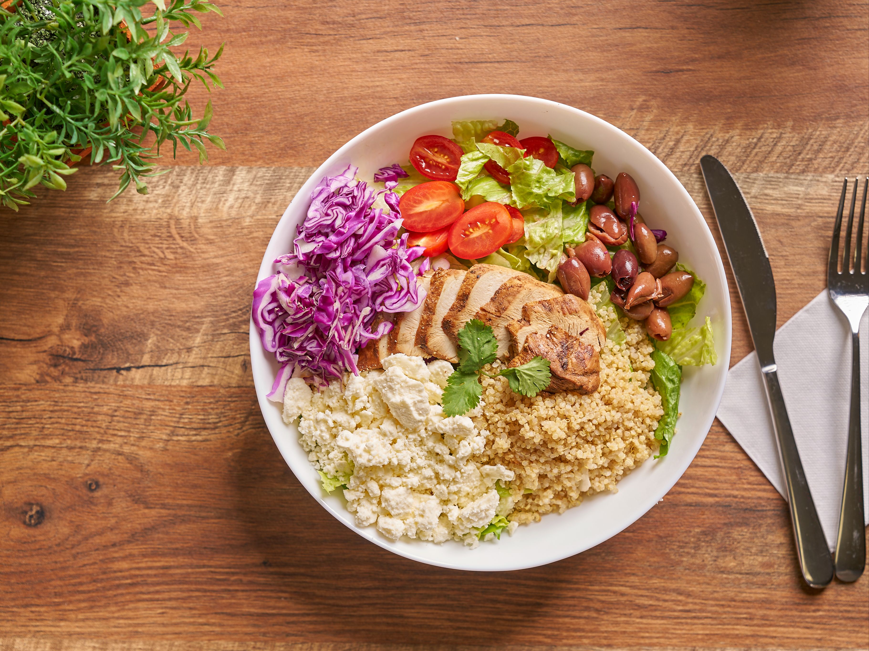 Balsamic Chicken Quinoa Salad.