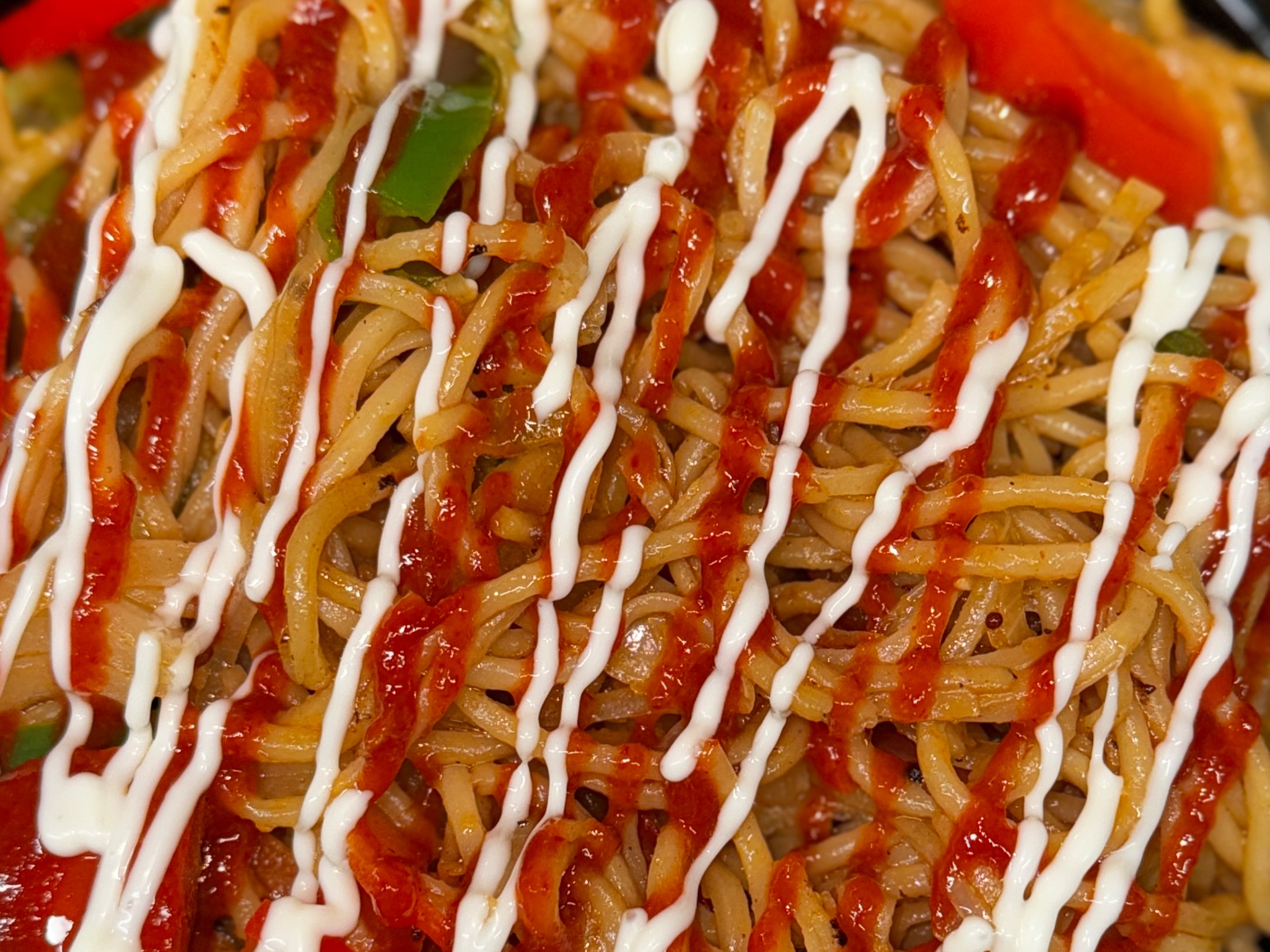 Veggie Hakka Noodles.