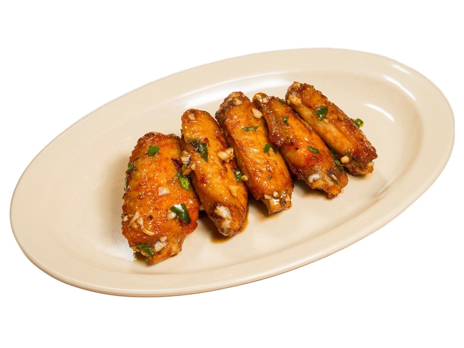 (5pc) Garlic Soy Chicken Wings.