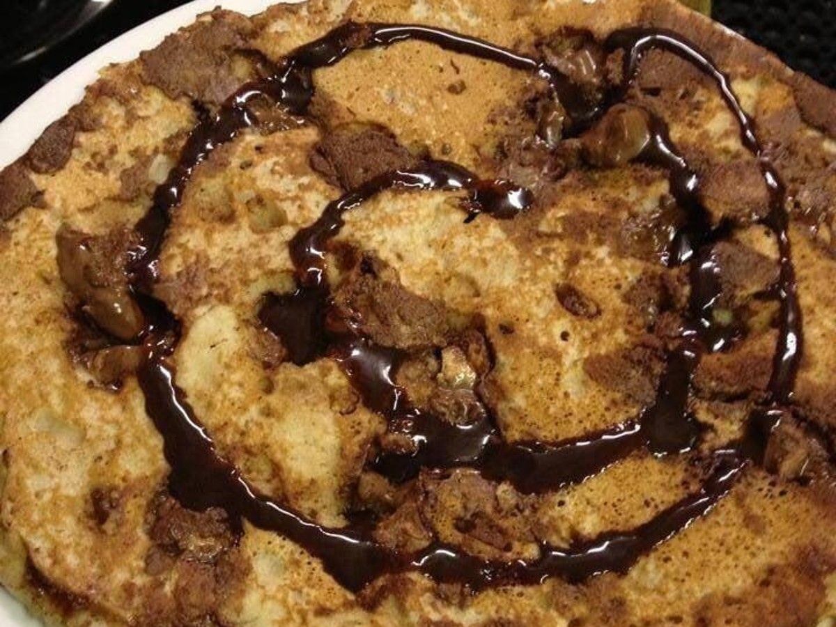 Chocolate Peanut Butter Stuffed French Toast.