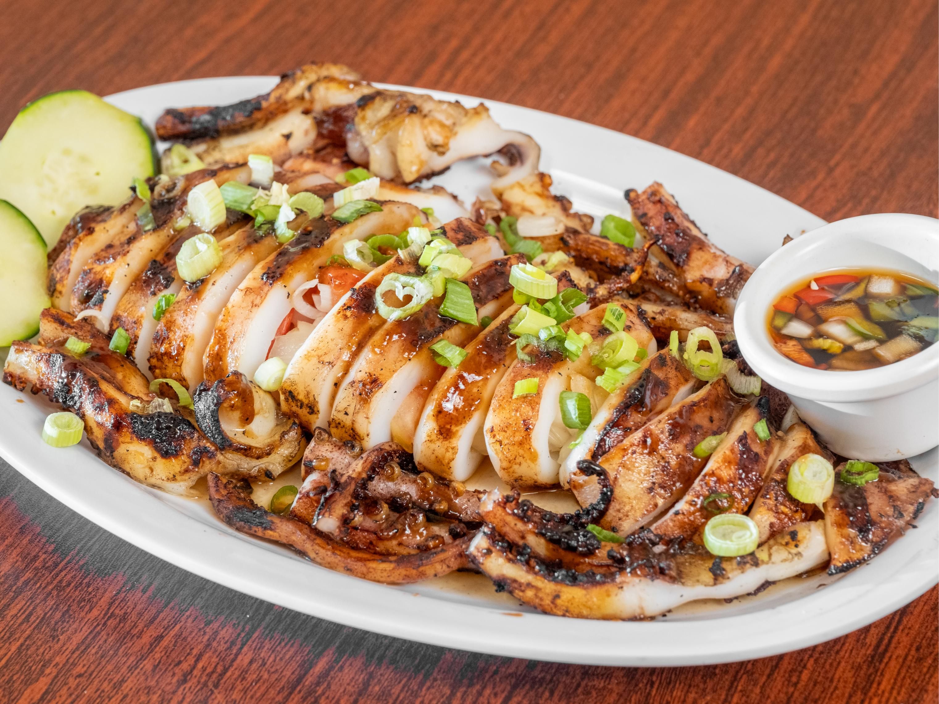 Grilled Stuffed Squid (Jumbo).