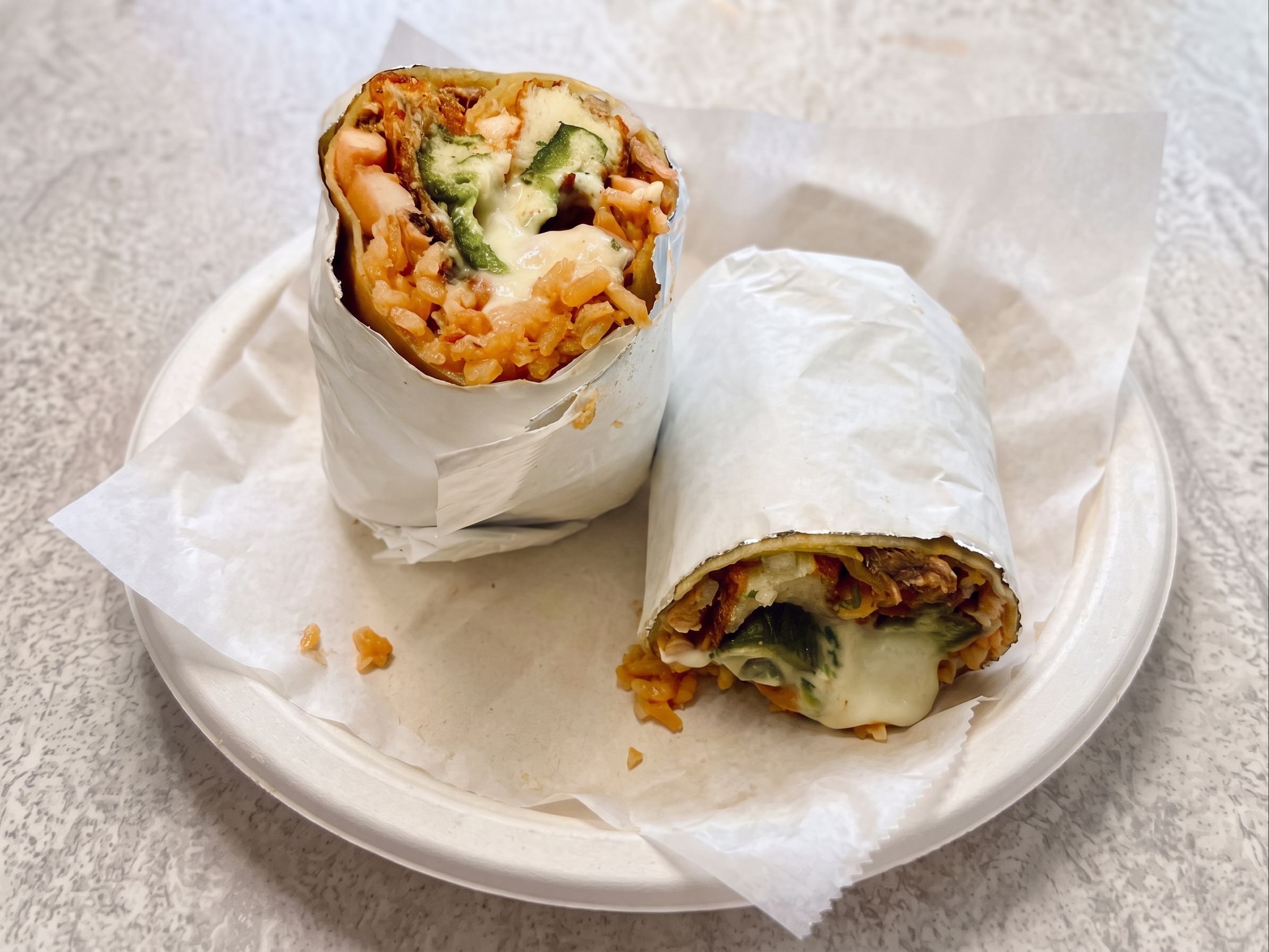 Chille Relleno Lengua Burrito