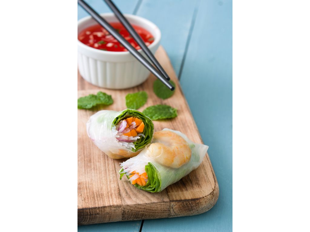 26. Gỏi Cuốn Chay (2 Rolls) / Fried Tofu Rolls.