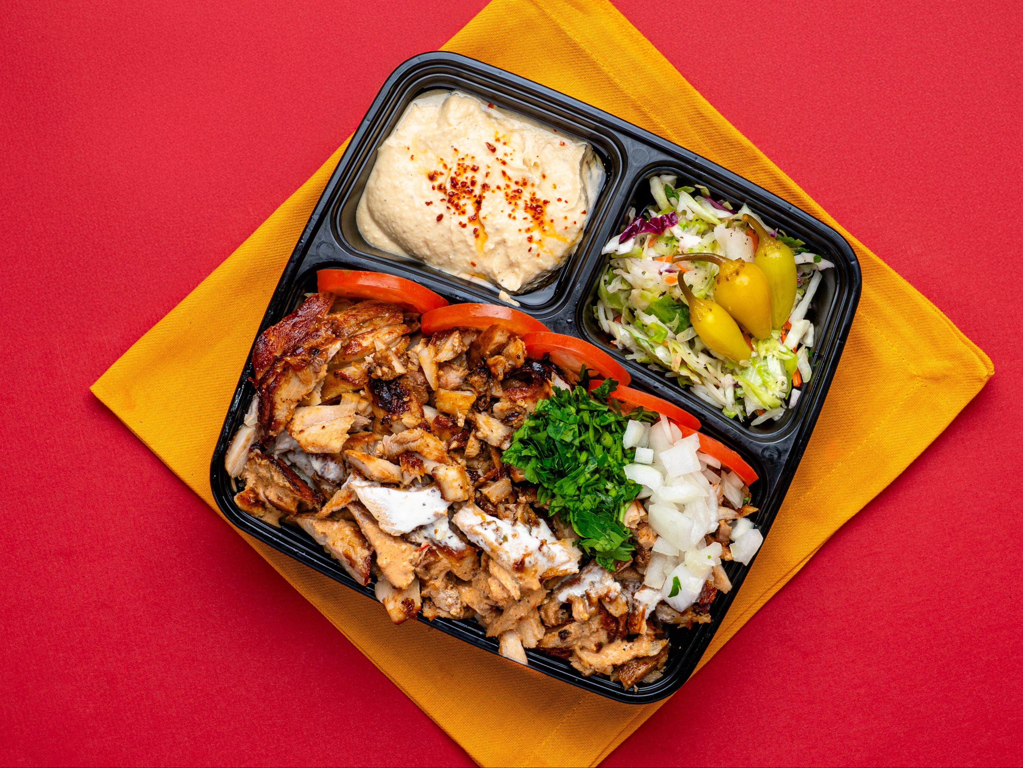Chicken Shawarma Plate.
